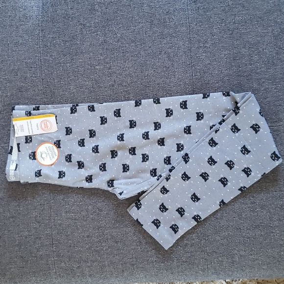 NWT Wonder Nation girls cat gray leggings size large - Picture 2 of 5